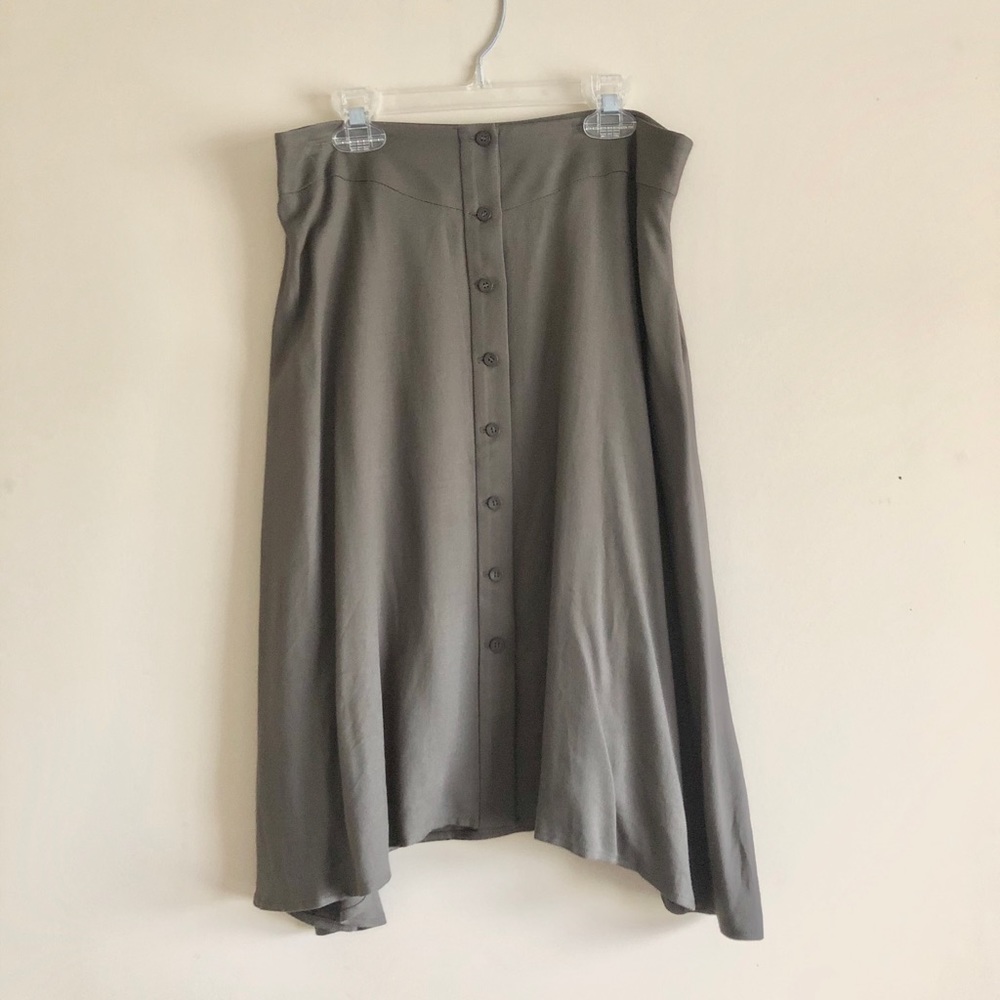 Limited button down skirt